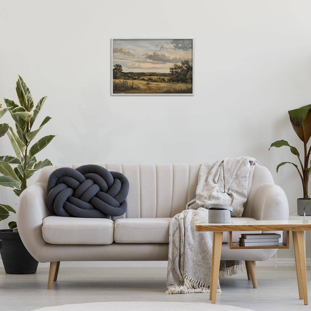 UPC 199235089277 product image for Evening Light Countryside by LSR Creative Studio Gray Framed Nature Giclee Art P | upcitemdb.com