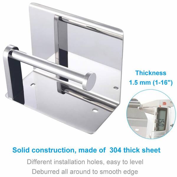 Recessed Mounted Stainless Steel Polished Horizontal Double Roll