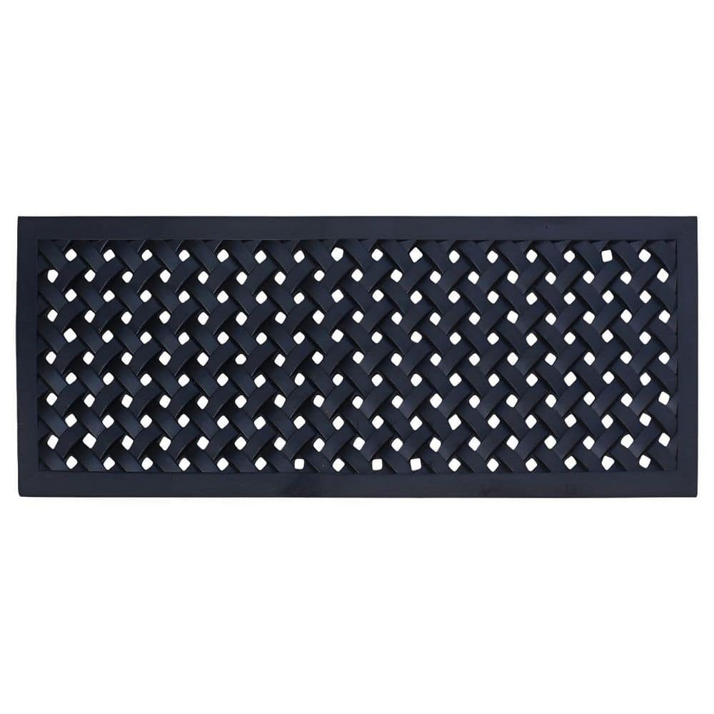 47 in. x 18 in. Black Rubber Outdoor Door Mat price history on PriceWatchPro