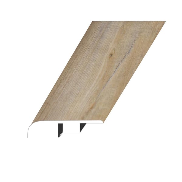 null VICTORUM Noble Fawn 0.6 in. Thick x 1.4 in. W x 94.5 in. L SPC Vinyl End Cap Molding