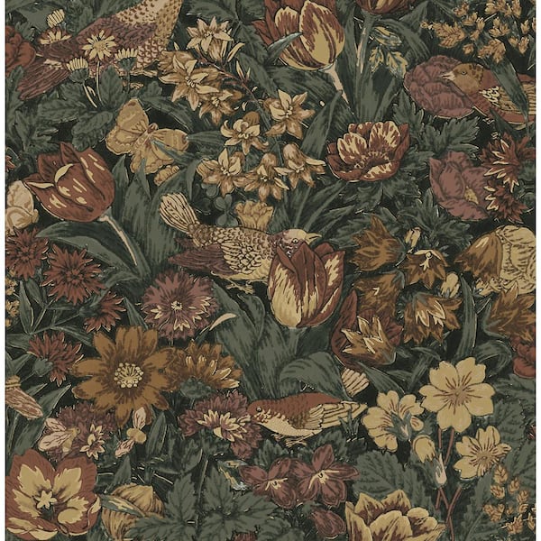Tapestry Floral Charcoal/Pink – Arthouse