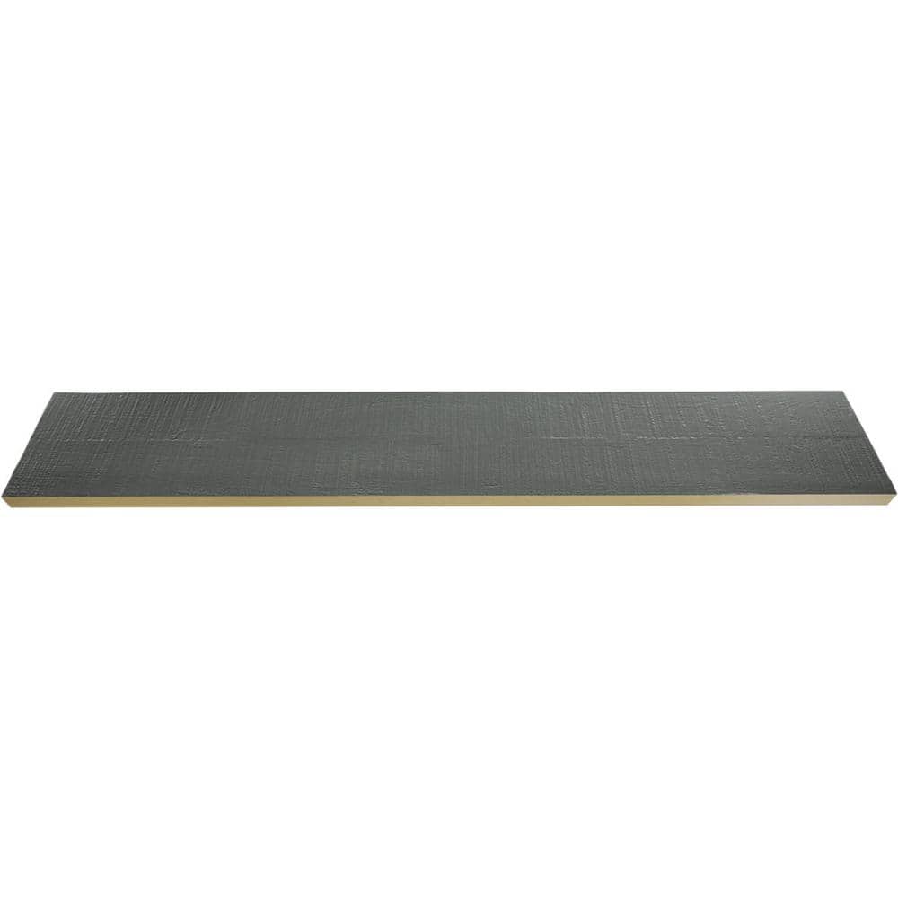 Slate Finish Rough Cedar Faux Wood Beam Plank, 6" x 96"