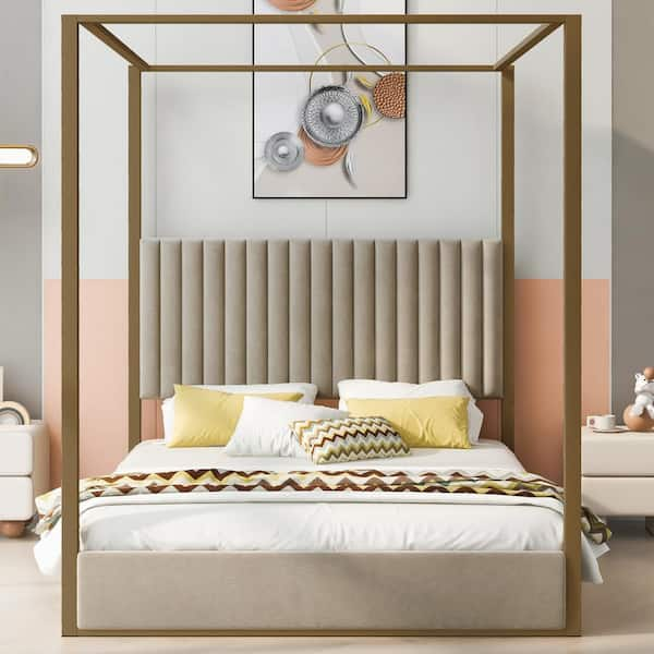 https://images.thdstatic.com/productImages/25780e02-f7b6-464e-9448-bb0210b2501b/svn/beige-and-gold-harper-bright-designs-canopy-beds-qhs298aaa-31_600.jpg