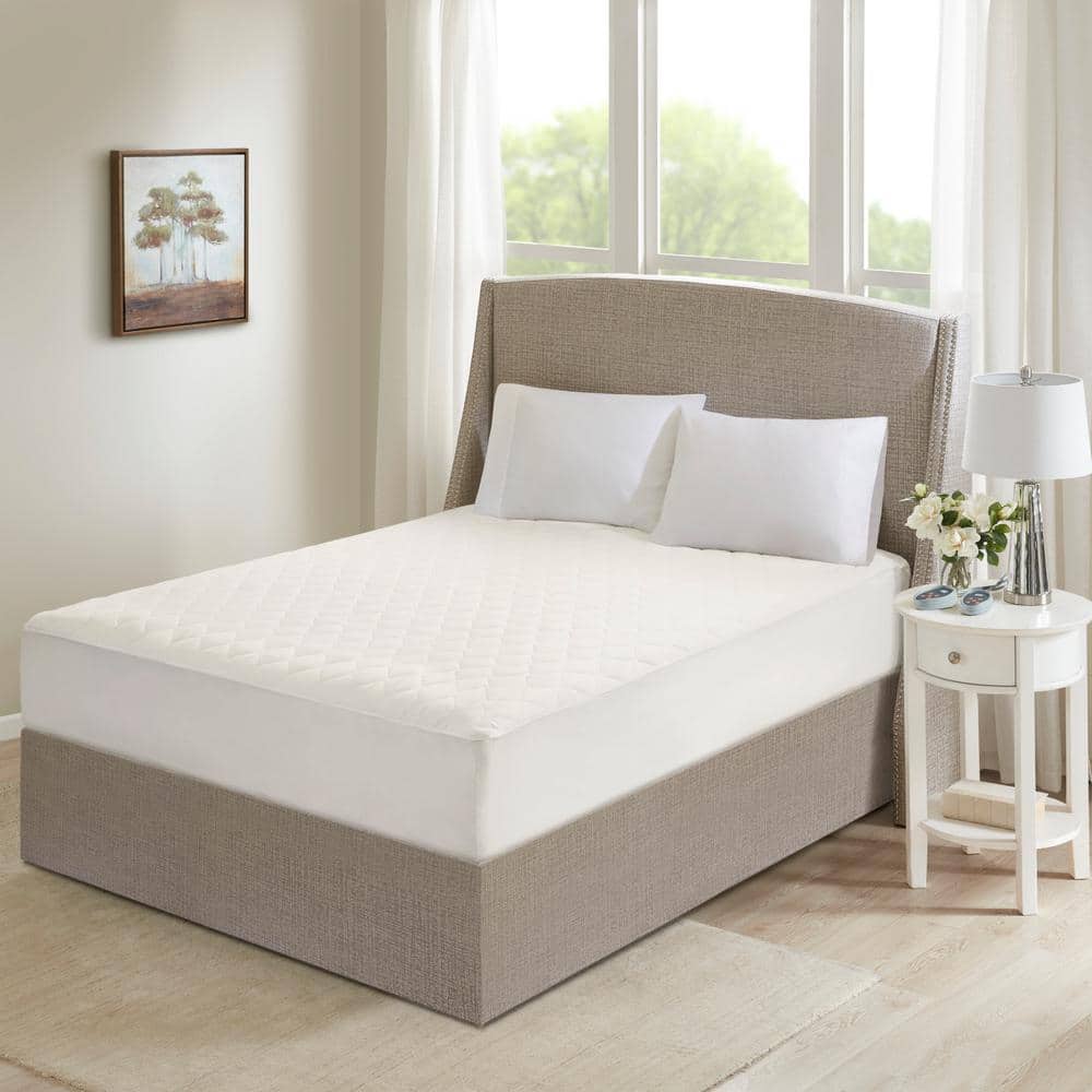 Beautyrest Cotton Deep Pocket Queen Heated Mattress Pad BR55-0900 - The Home Depot
