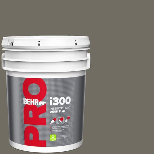 BEHR PRO 5 gal. #790D-6 Dusty Mountain Dead Flat Interior Paint