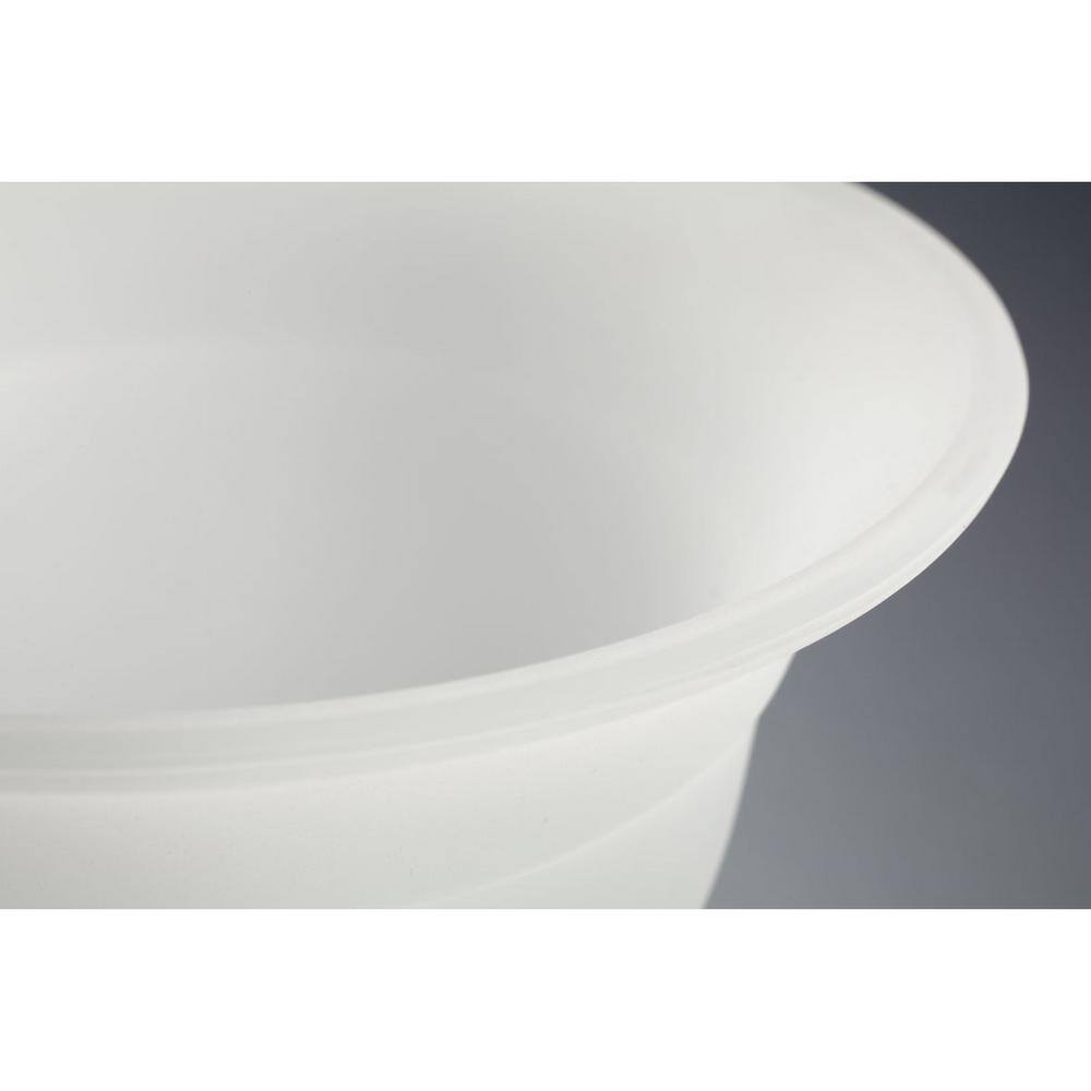Trinity Brushed Nickel 4-Light Chandelier with Etched Glass Shades