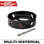 Milwaukee 6-3/8 in. Carbide Recessed Light Hole Saw With Pilot Bit