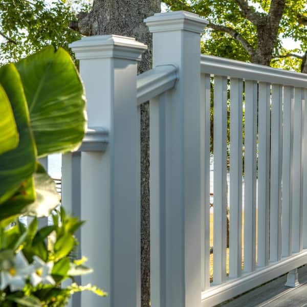 Trex 6-in x 6-in Classic White Composite Deck Post Cap