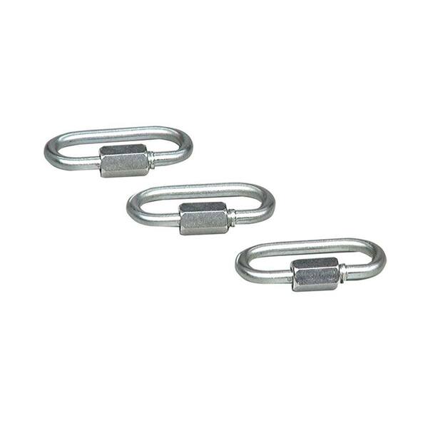 Everbilt 1/8 in. Zinc-Plated Quick Links (3-Pack)