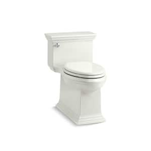 Memoirs Stately 1-Piece 1.28 GPF Single Flush Elongated Toilet in Dune Seat Included