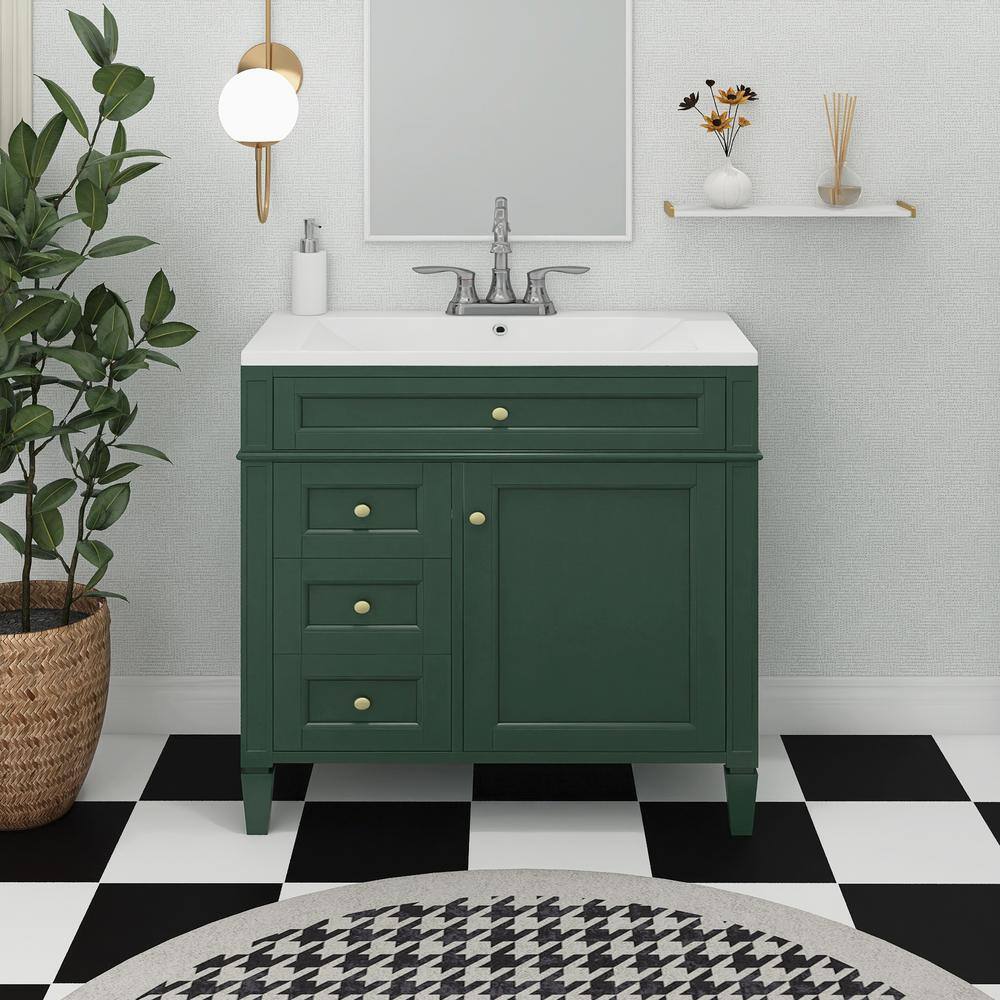 Staykiwi 36 in. W x 18 in. D x 33 in. H Single Sink Freestanding 