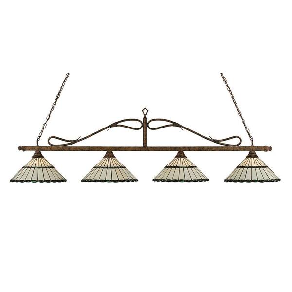 Filament Design Concord 4-Light Bronze Incandescent Ceiling Island Pendant