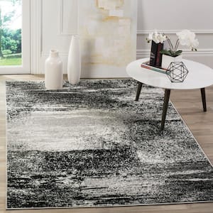 Adirondack Silver/Multi 6 ft. x 9 ft. Solid Area Rug