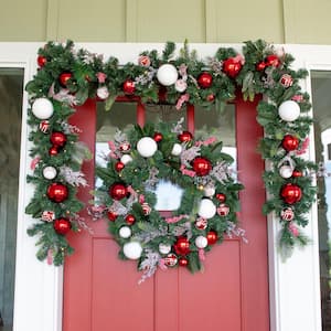 9 ft. Pre-Lit LED Nordic Garland