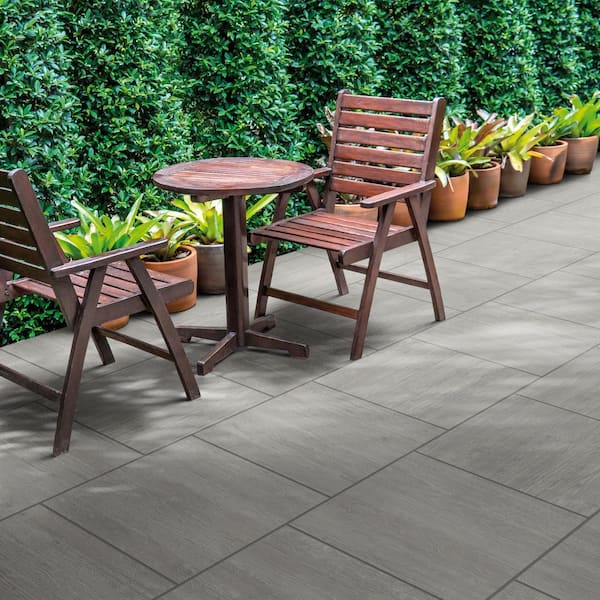 24 in. x 24 in. x 0.75 in. Foresta Brown Porcelain Paver 24 in. x 24 in. x 0.75 in. Foresta Brown Porcelain Paver