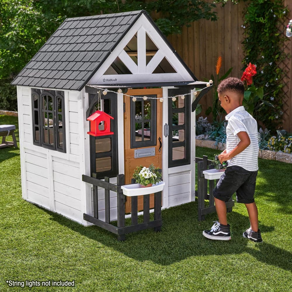 Kidkraft Timber Trail Wooden Outdoor Playhouse Stores Kidkraft