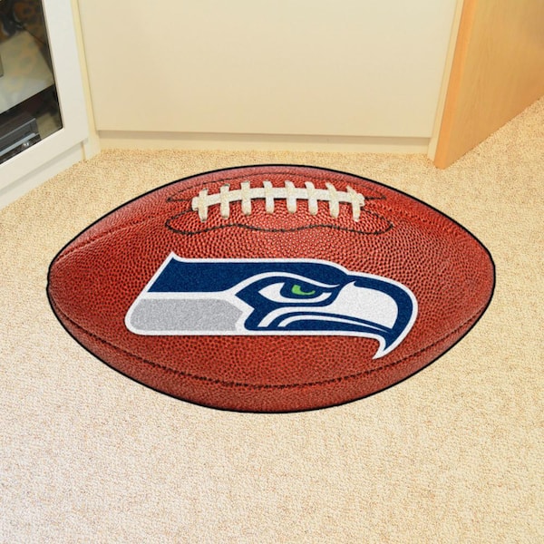 20.5 x 32.5 Tampa Bay Buccaneers Retro Logo Football Shape Mat - Floor  Rug - Area Rug