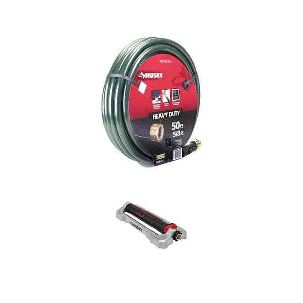 5/8 in. x 50 ft. Heavy-Duty Hose and 4500 sq. ft. Turbo Oscillating Sprinkler Combo