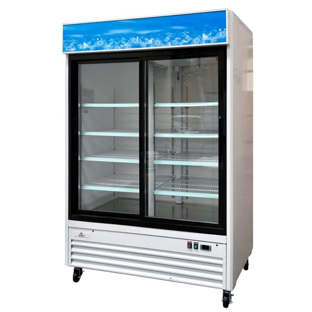 45 cu. ft. 2 Door Merchandiser Commercial Refrigerator in White