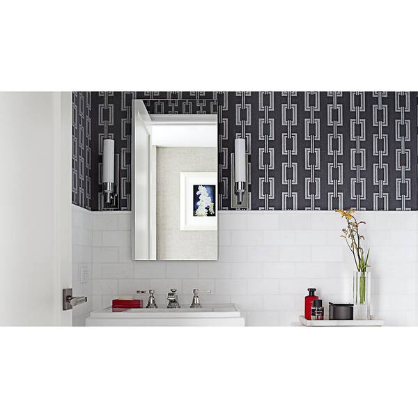 Robern M Series 15.25 in. x 70 in. x 4 in. Recessed or Surface Mount Medicine Cabinet in Aluminum