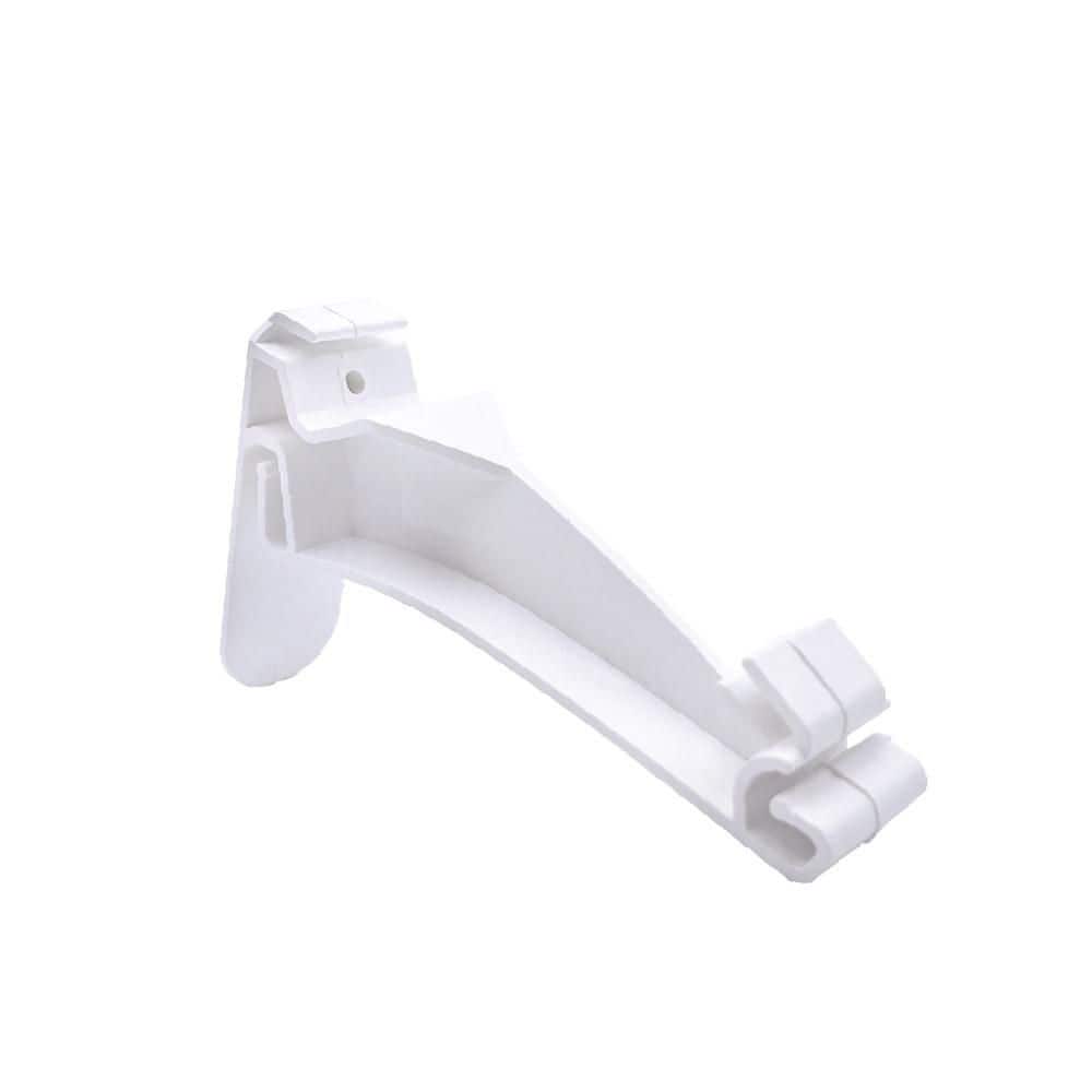 Amerimax Home Products 5 in. White Vinyl K-Style Hidden