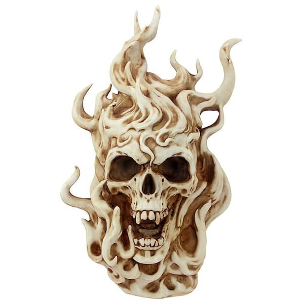 Design Toscano Hell s Flames Vampire Skull Novelty Statue