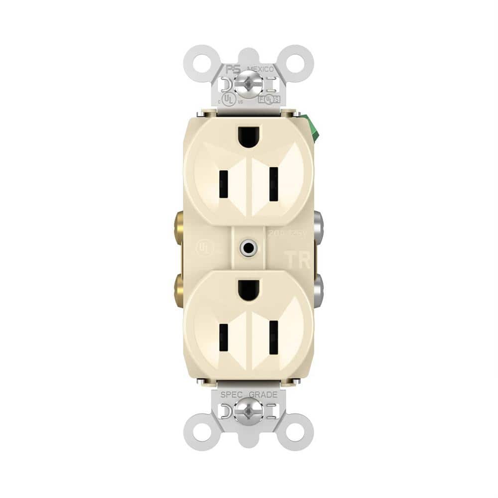 Pass & Seymour 15 Amp 125-Volt Tamper Resistant Commercial Grade Backwire Duplex Outlet, Light Almond price history on PriceWatchPro