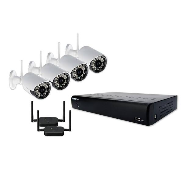 Lorex 8 CH 500GB Surveillance System with (4) Indoor/Outdoor Wireless Cameras-DISCONTINUED