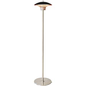 6.8 ft. 1500-Watt Portable Electric Infrared Halogen Stand Lamp, 3 Heat Settings, Energy Efficient, 56 sq. ft., Black
