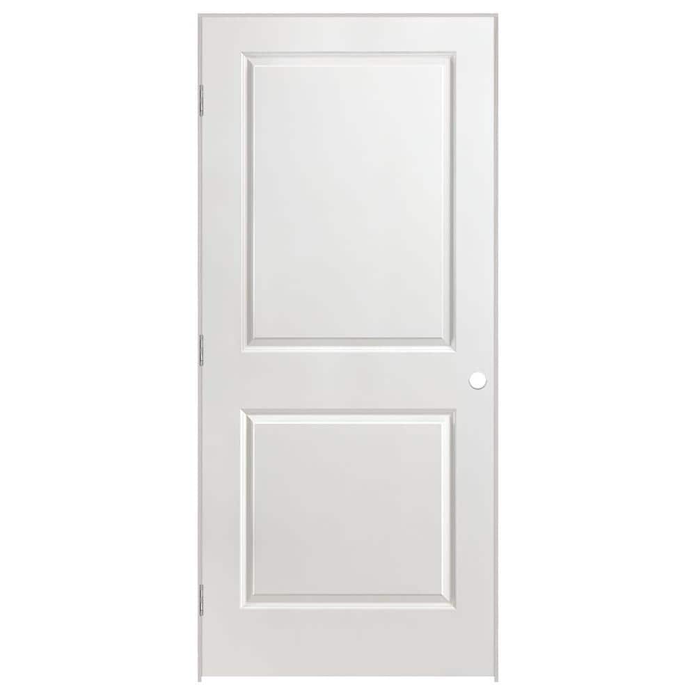 36 in. x 80 in. 2-Panel Right-Handed Solid Core Primed Composite Single Prehung Interior Door with 4-9/16 in. Flat Jamb price history on PriceWatchPro