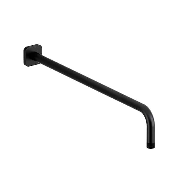 Wall Mount Shower Arm, Black