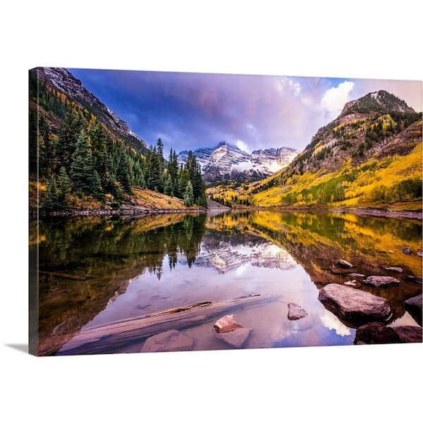 "Maroon Bells" by Dan Ballard Canvas Wall Art