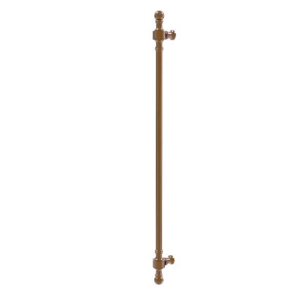 Allied Brass Retro Wave Collection 18 in. Center-to-Center Refrigerator Pull in Brushed Bronze