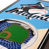 YouTheFan MLB Miami Marlins Wooden 8 in. x 32 in. 3D Stadium Banner-Marlins  Park 0952497 - The Home Depot