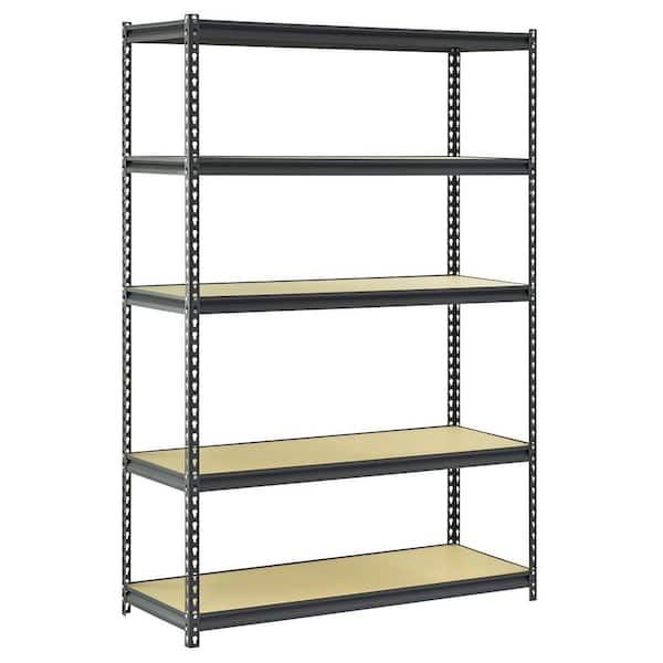 DEWALT Steel Heavy Duty 3-Tier Utility Shelving Unit (50-in W x 18-in D x  48-in H), Yellow in the Freestanding Shelving Units department at