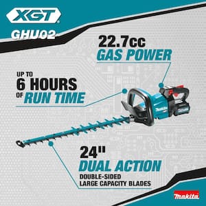 XGT 40V max Brushless Cordless 24 in. Hedge Trimmer Kit (4.0Ah)