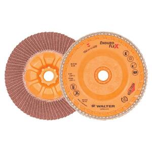 ENDURO-FLEX 4.5 in. x 5/8-11 in. Arbor GR80 The Longest Life Flap Disc (10-Pack)