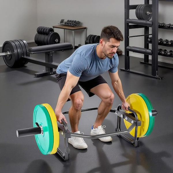 SVOPES 500 Trap Bar, Hex Barbell for Squats and Deadlifts