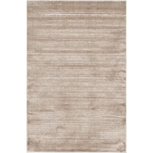 Jill Zarin Uptown Collection Madison Avenue Brown 4' 0 x 6' 0 Area Rug