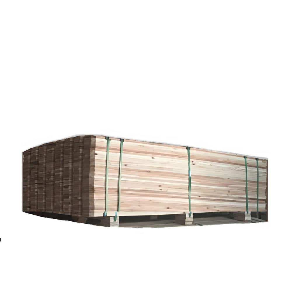 5/8 in. x 51/2 in. x 6 ft. Premium Select Quality Japanese Red Cedar Fence Pickets, DogEar