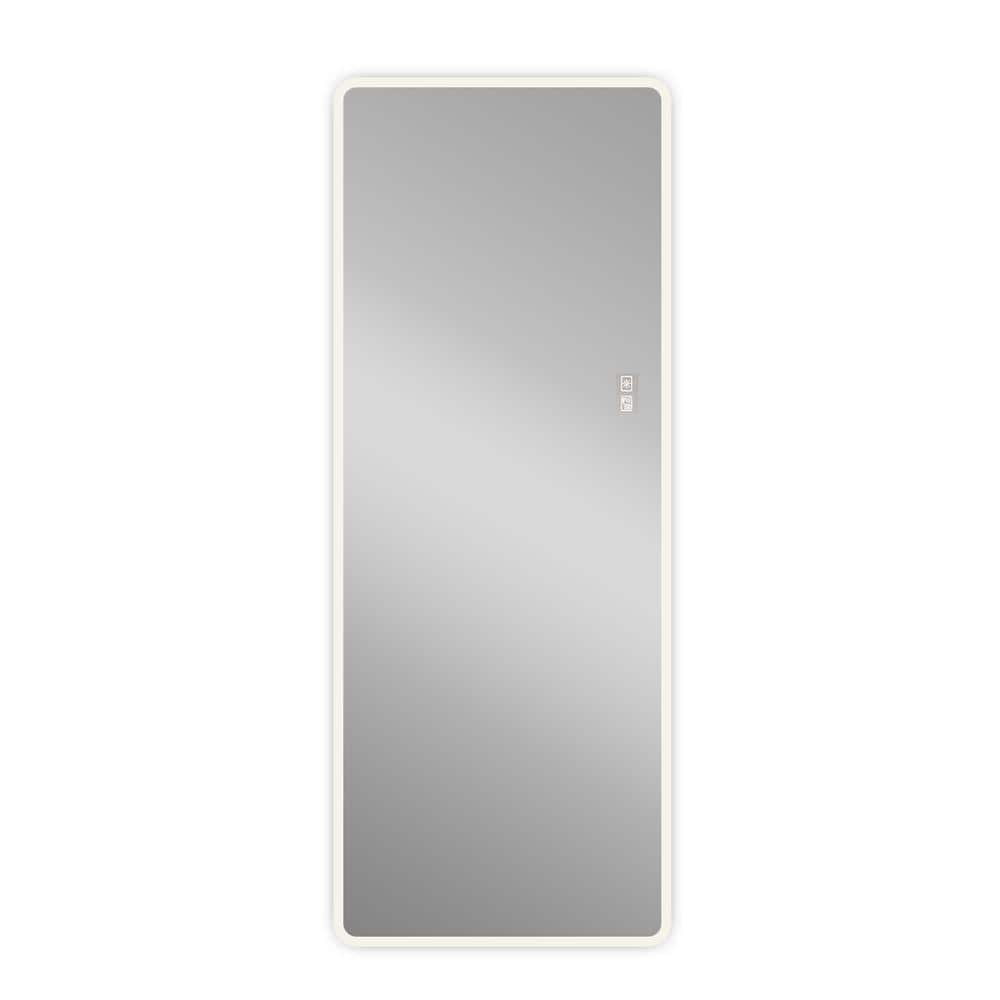 21.65 in. W x 64.96 in. H Rectangular Frameless LED Lighted Full-Length Wal