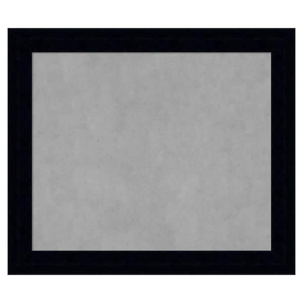 Amanti Art Tribeca Black 28 in. x 24 in. Framed Magnetic Board