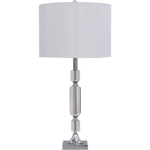 Renwil Murano 30 in. Satin Nickel Table Lamp (Set of 2)