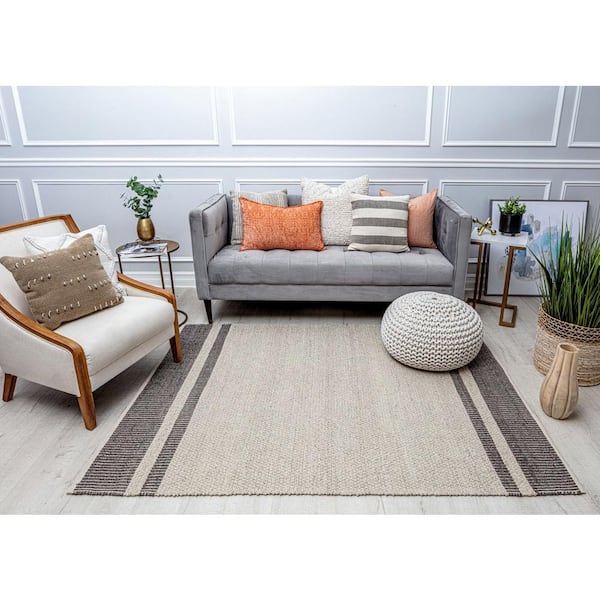 Asphalt 5 X 7ft. Indoor Area Rug