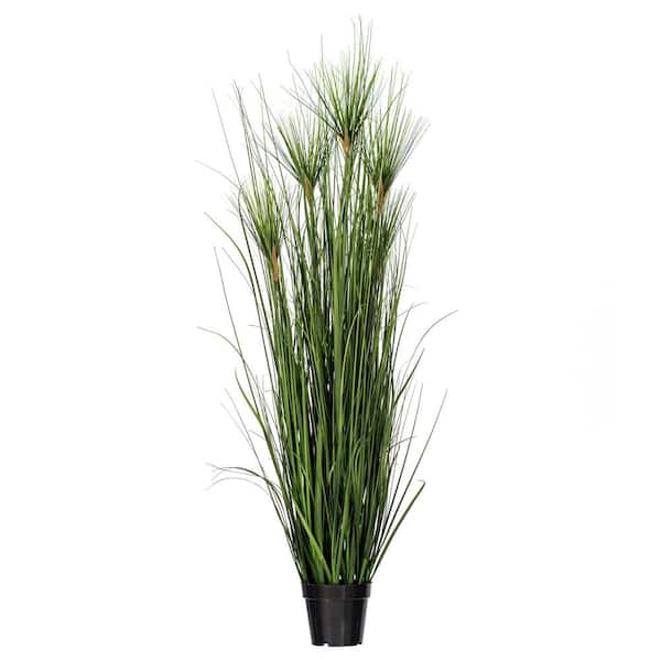 Vickerman 36 in. Artificial Potted Green Grass