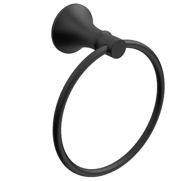Glacier Bay Sadira Wall mounted Towel Ring in Matte Black