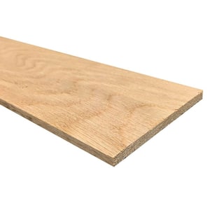 1/4 in. x 4 in. x 3 ft. Hobby Board Kiln Dried S4S Oak Board (40-Piece)