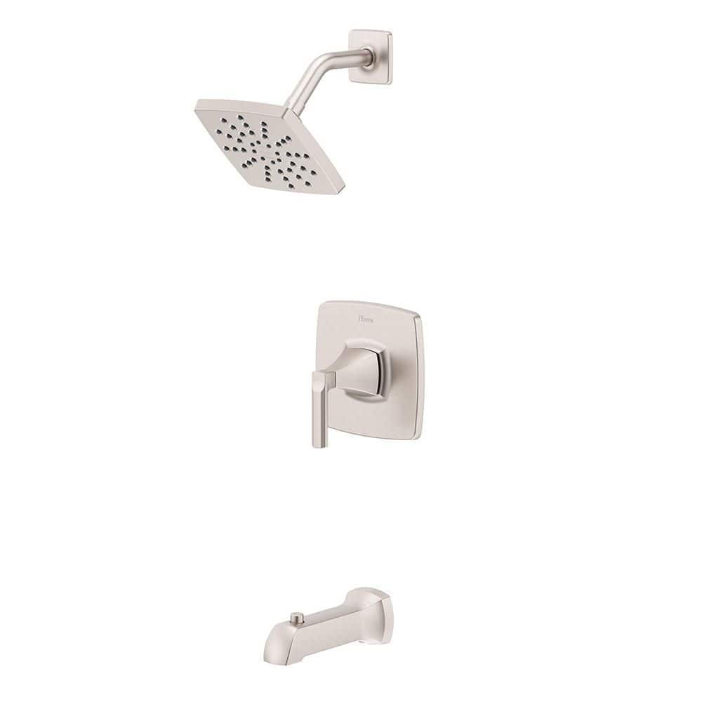 Vaneri 1-Handle Tub and Shower Trim Kit in Spot Defense Brushed Nickel (Valve Not Included) price history on PriceWatchPro