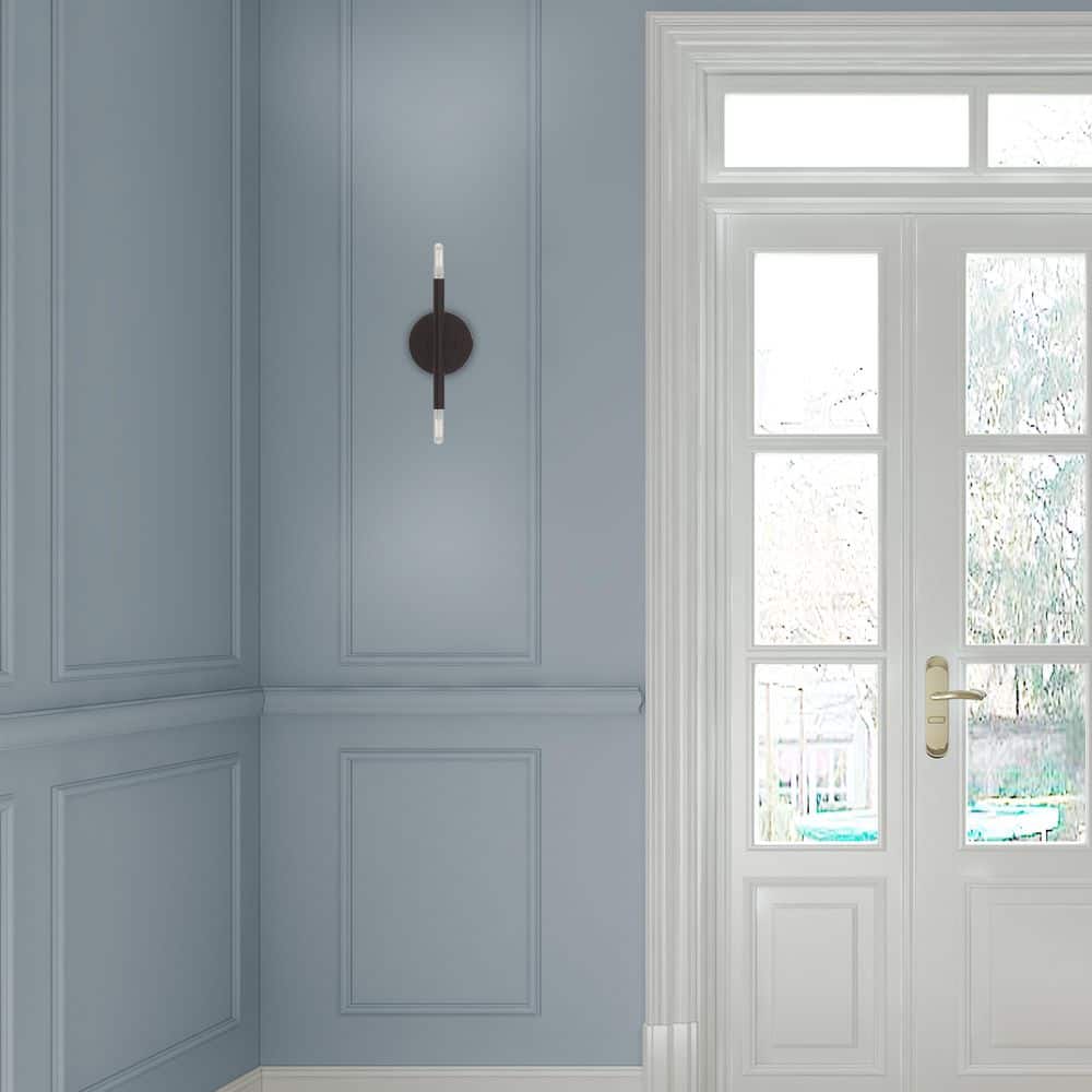 Copenhagen Industrial Bronze 2-Light ADA Wall Sconce