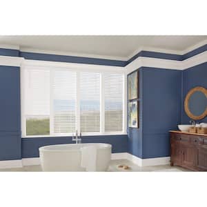 DEZ FURNISHINGS FW30560WH Faux Wood Blind 4 Piece